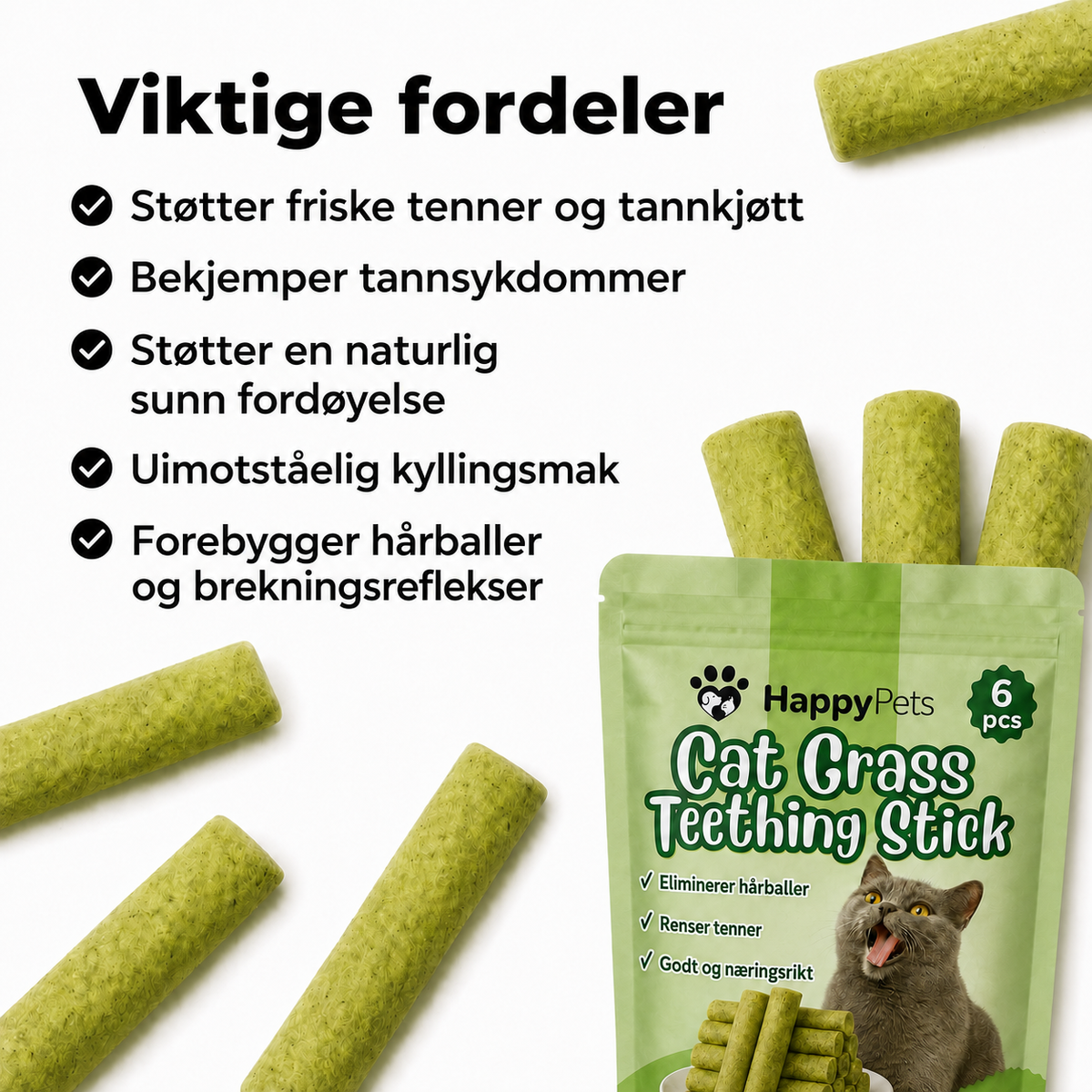 HappyPets Tyggestenger