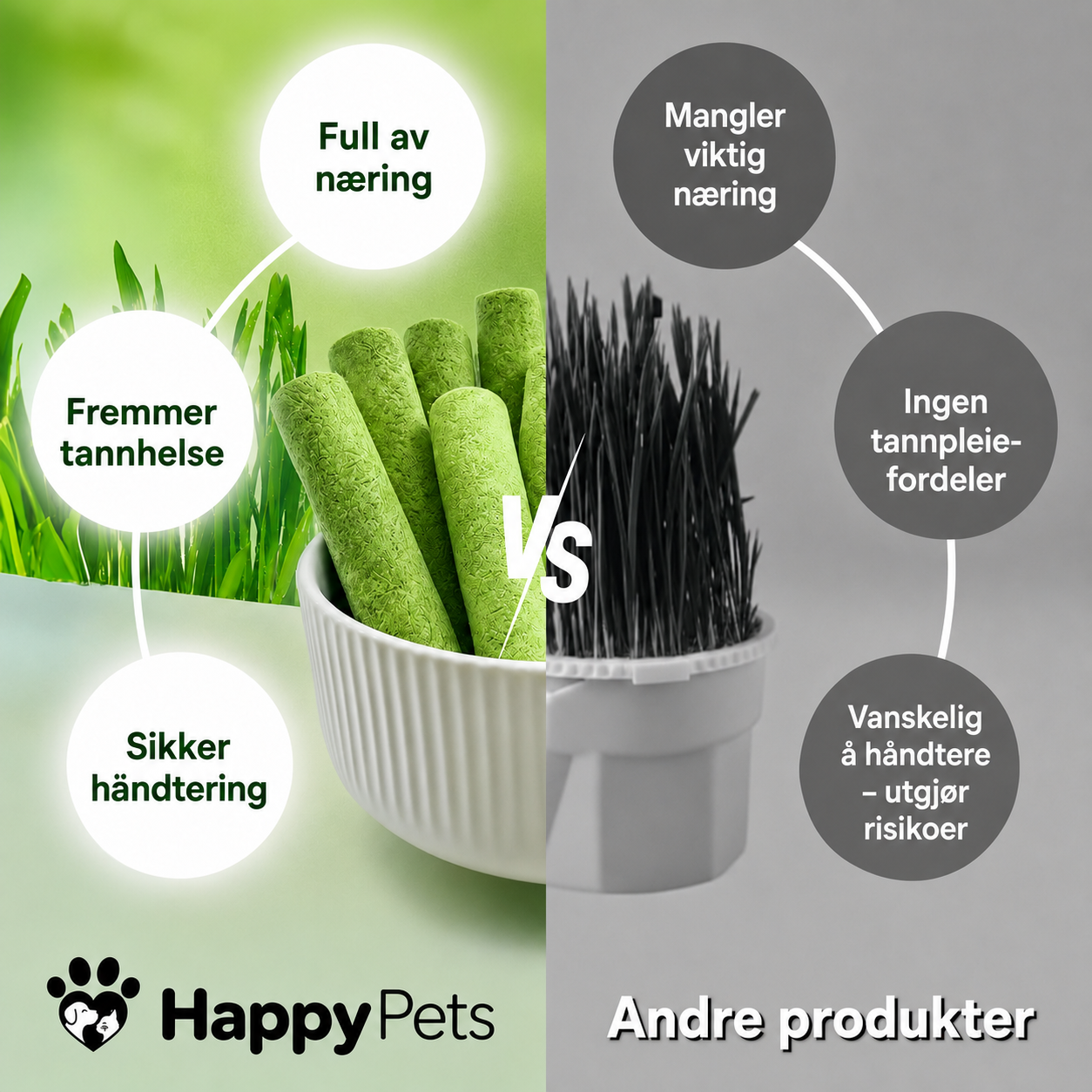 HappyPets Tyggepinner (NO)